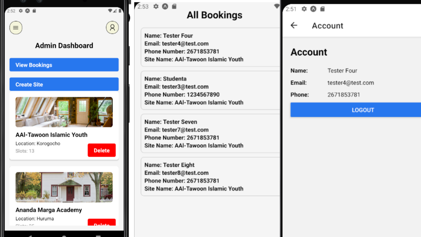Booking App Portfolio by Salus
